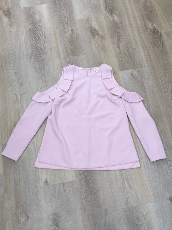 Ted Baker Steffe Cold-Shoulder Ruffle Top - Picture 12 of 14